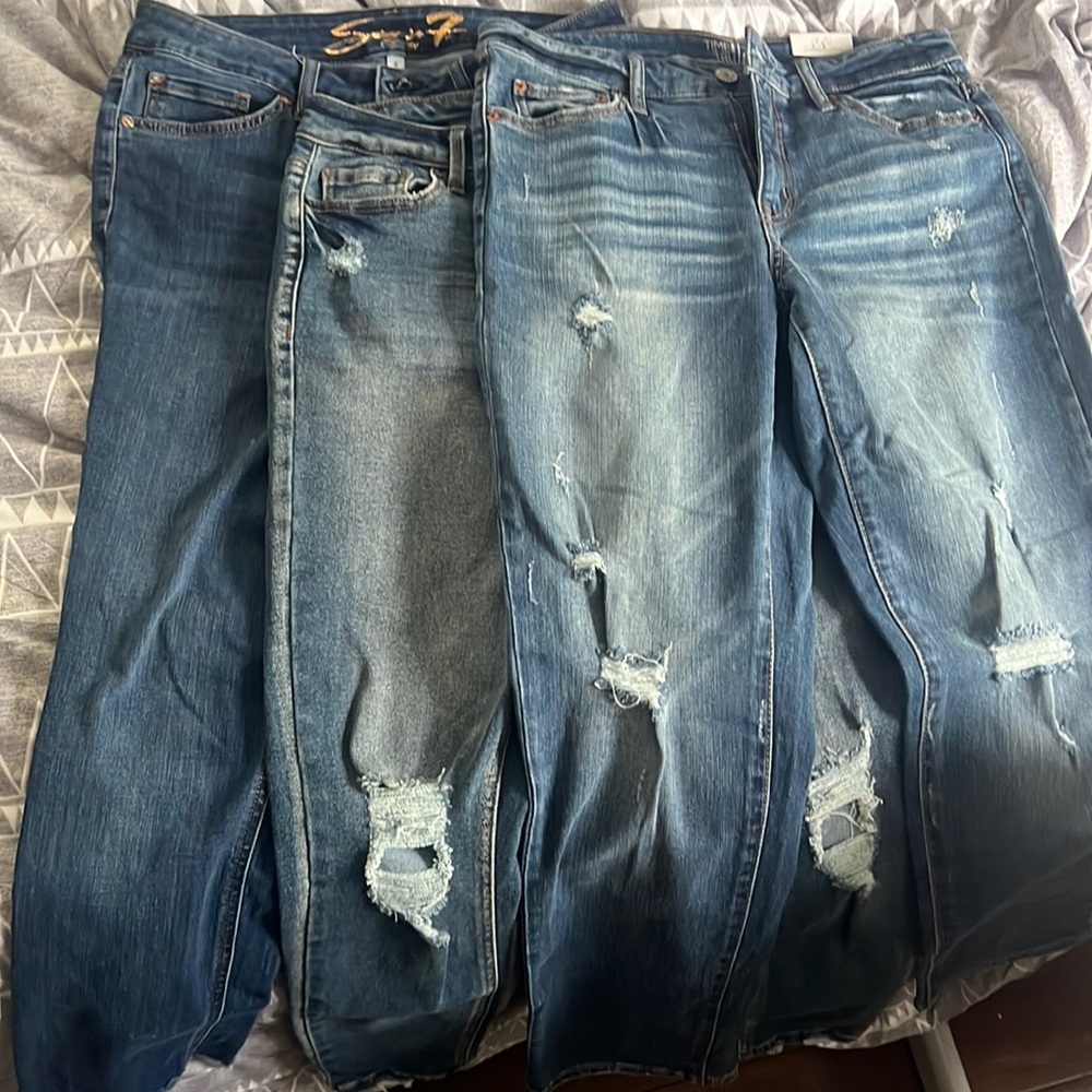 womens jeans size 6 and 8